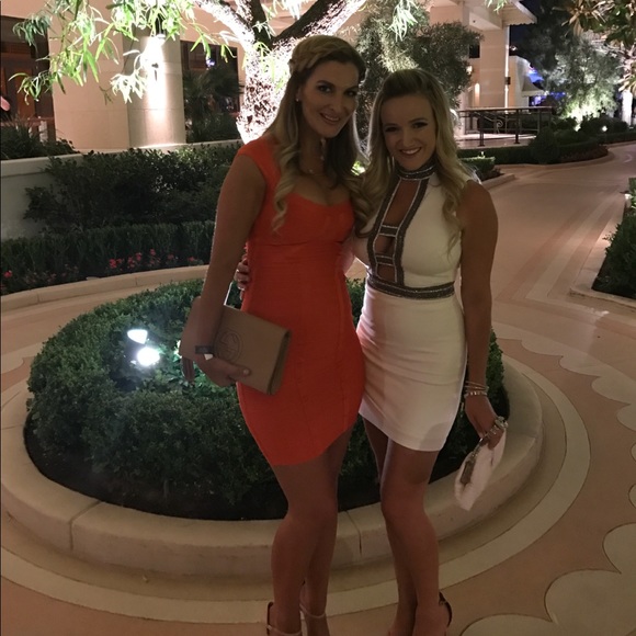 Bebe Dress with Rhinestone neckline - Picture 7 of 8